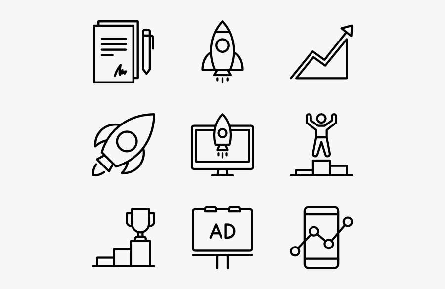 Startup - Wedding Icons, Transparent Clipart