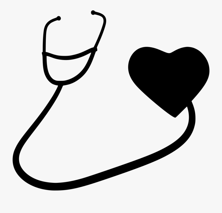 Ekg Drawing Stethoscope - Escuchar Los Latidos Del Corazon, Transparent Clipart