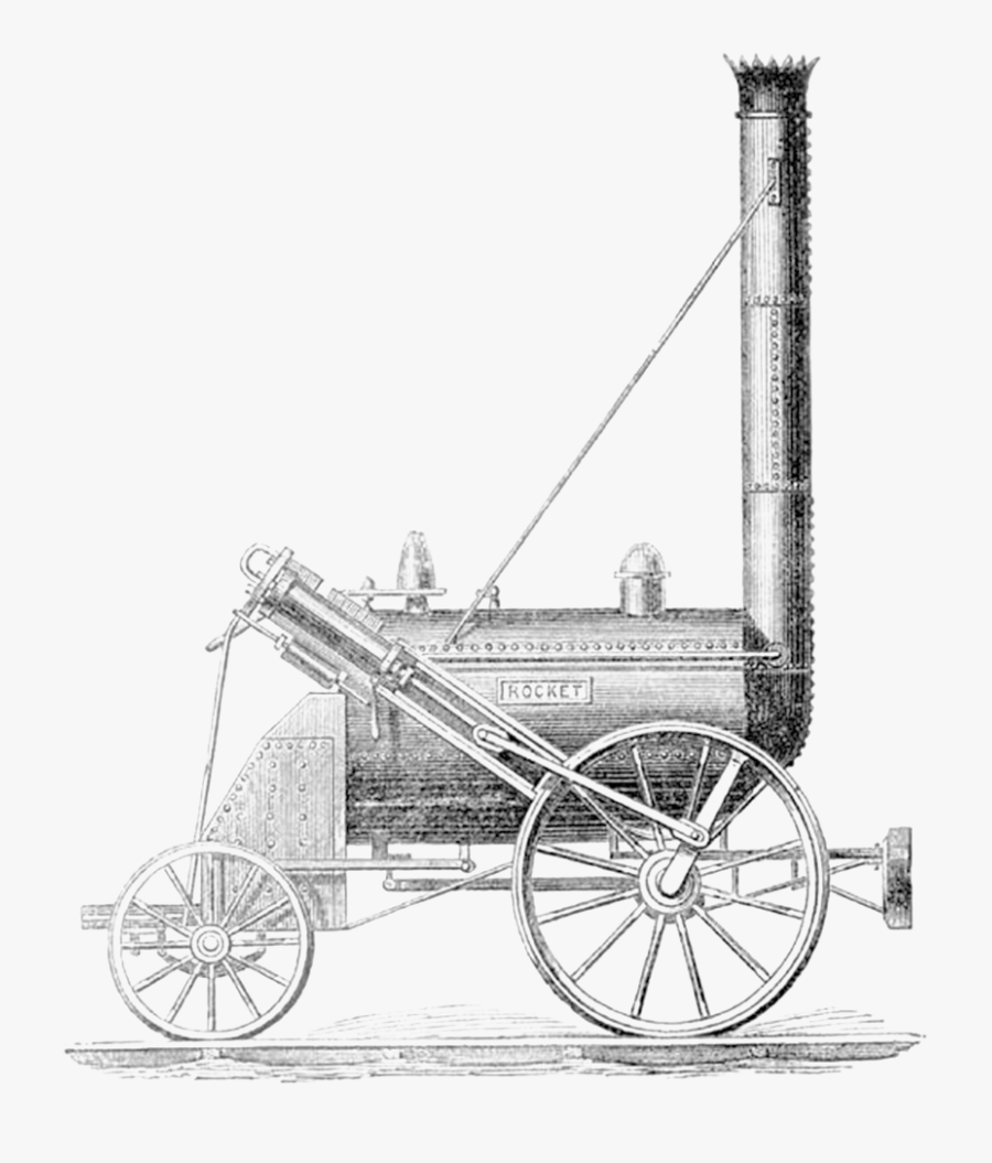 Stephensons Rocket Scottish Engineer Edinburgh Telford - Prima Rivoluzione Industriale Inghilterra, Transparent Clipart