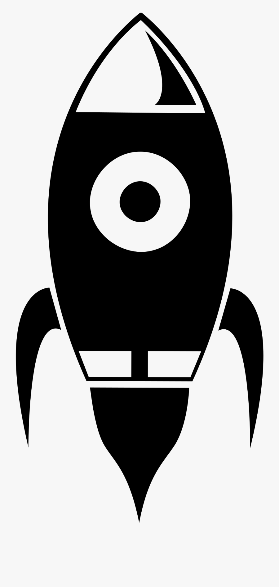 Transparent Black Moon Png - Png Rocket Black, Transparent Clipart