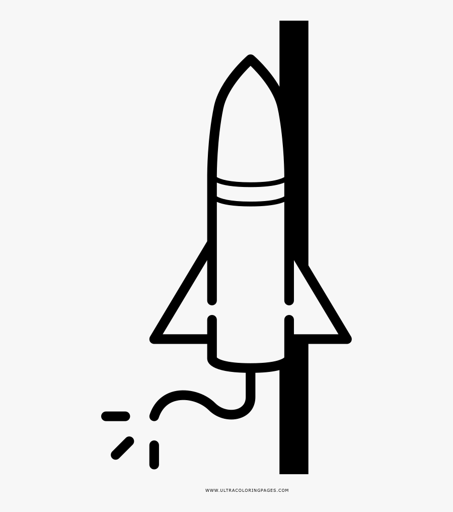 Bottle Rocket Coloring Page, Transparent Clipart