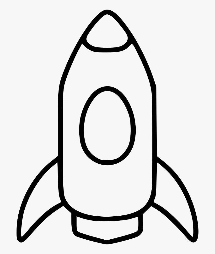 Rocket Startup Shuttle Start Launch Spaceship Space - Astronave Stilizzata, Transparent Clipart