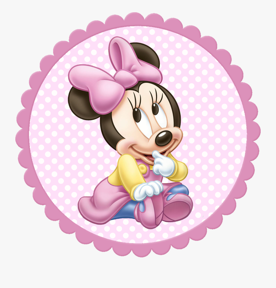 Baby Minnie Mouse Drawings - Pink Baby Minnie Mouse, Transparent Clipart