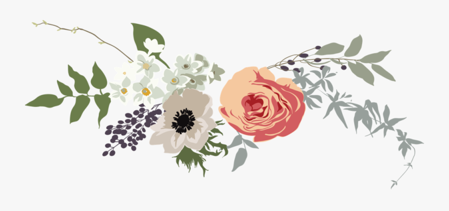 Transparent You"re Invited Clipart - Transparent Flower Banner Clipart, Transparent Clipart