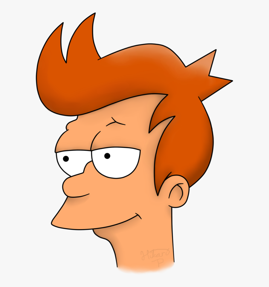 Fry Futurama Headshot, Transparent Clipart
