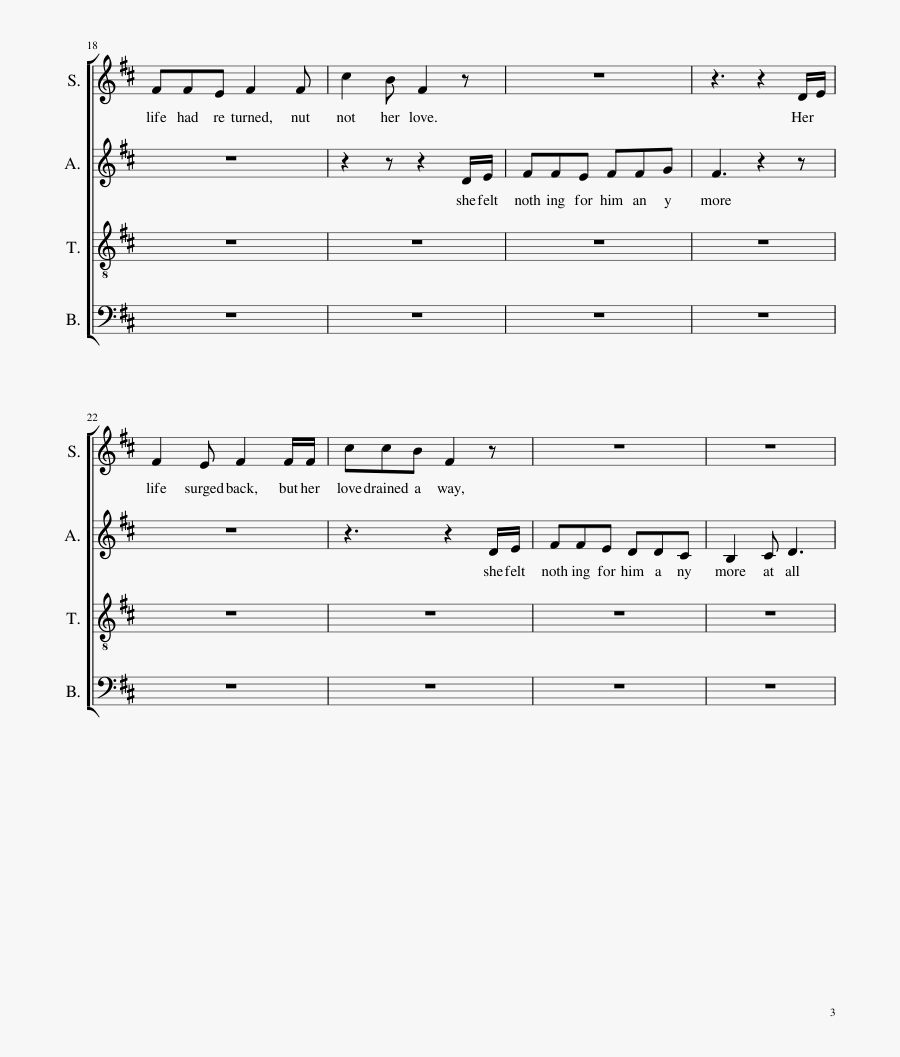 Sheet Music, Transparent Clipart