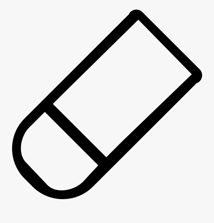 Crayon - Transparent Pill Outline, Transparent Clipart