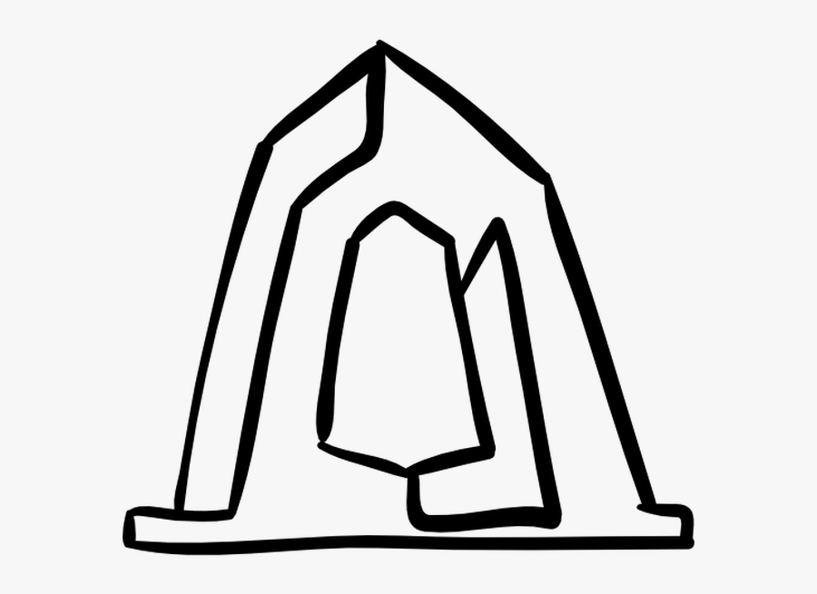 Transparent Body Outline Clipart - Architecture, Transparent Clipart