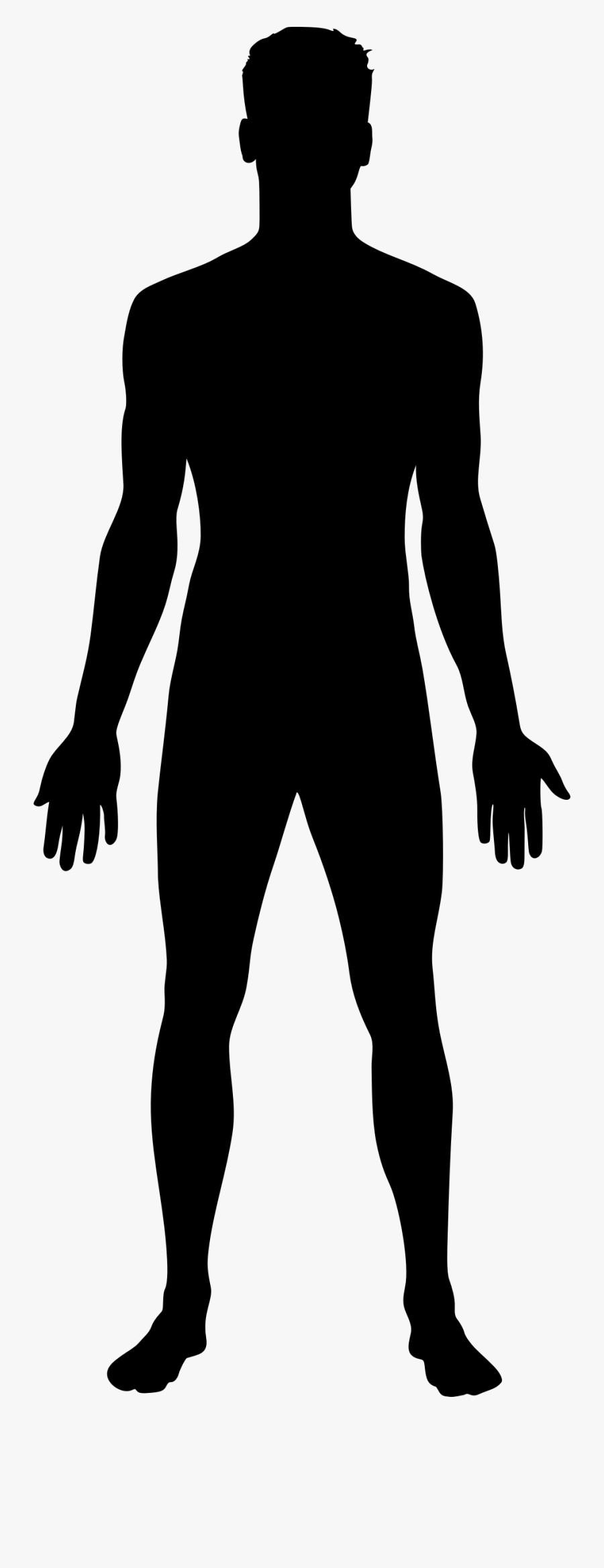 Male Clipart Male Outline - Human Body Silhouette Png, Transparent Clipart