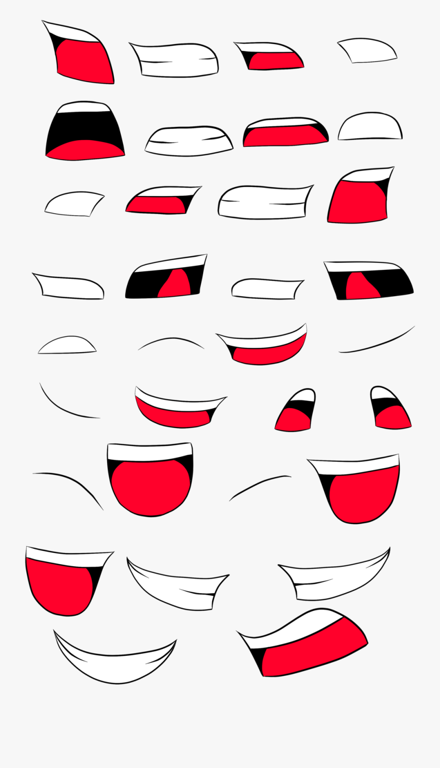 Smile Anime Mouth Png , Free Transparent Clipart - ClipartKey.