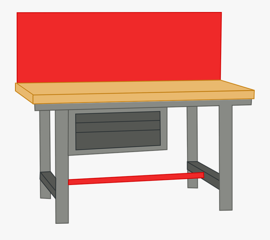 Work, Table, Workbench - Work Table Clipart, Transparent Clipart