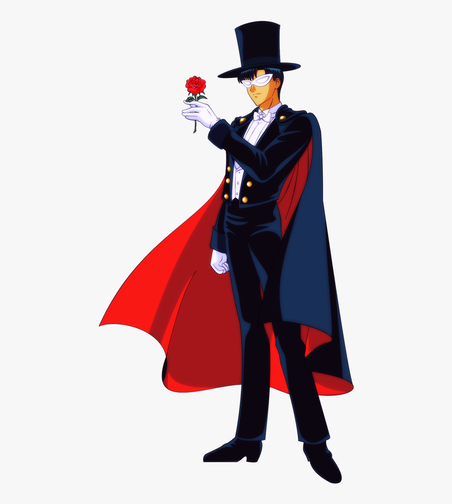 Tuxedo Mask Sailor Moon - Sailor Moon Tuxedo Mask Png, Transparent Clipart