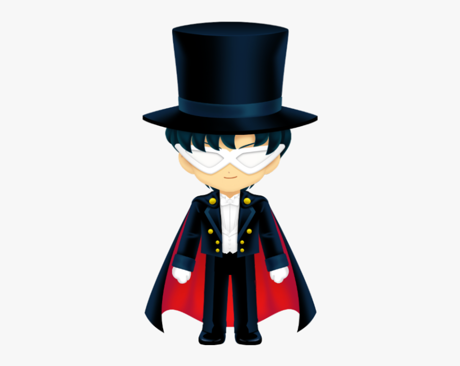 Tuxedo Mask Sailor Moon Sailor Neptune Chibiusa Sailor - Tuxedo Mask Png, Transparent Clipart