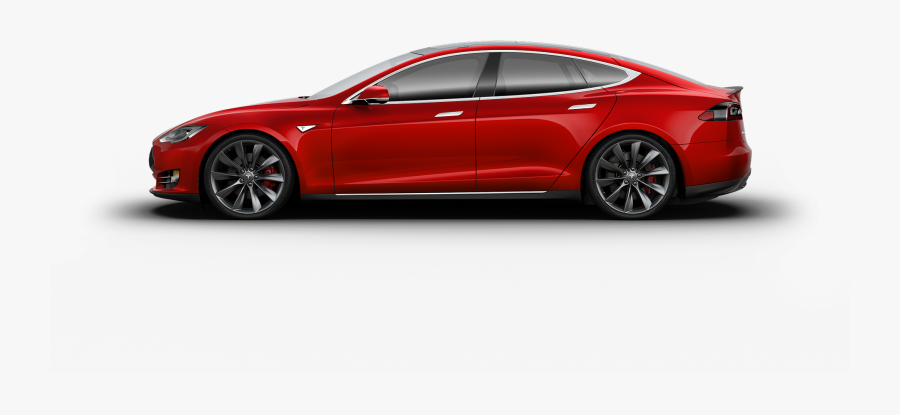 Transparent Tesla Coil Png - 2017 Tesla Model S Red, Transparent Clipart