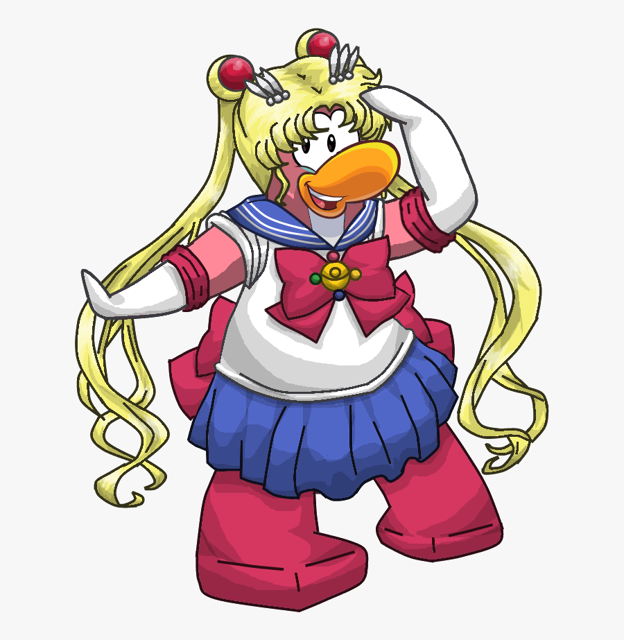 Transparent Sailor Moon Crystal Png - Sailor Moon Penguin, Transparent Clipart