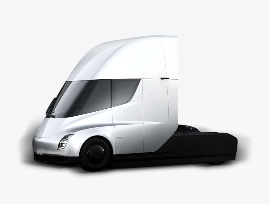 Tesla Semi Tesla Motors Car Truck - Tesla Semi Truck Transparent Background, Transparent Clipart