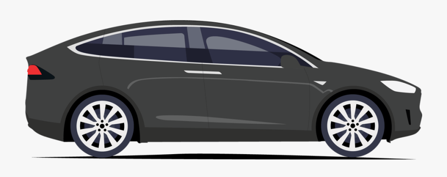 Tesla Model X - Mini Clubman 2019 Moonwalk Grey, Transparent Clipart