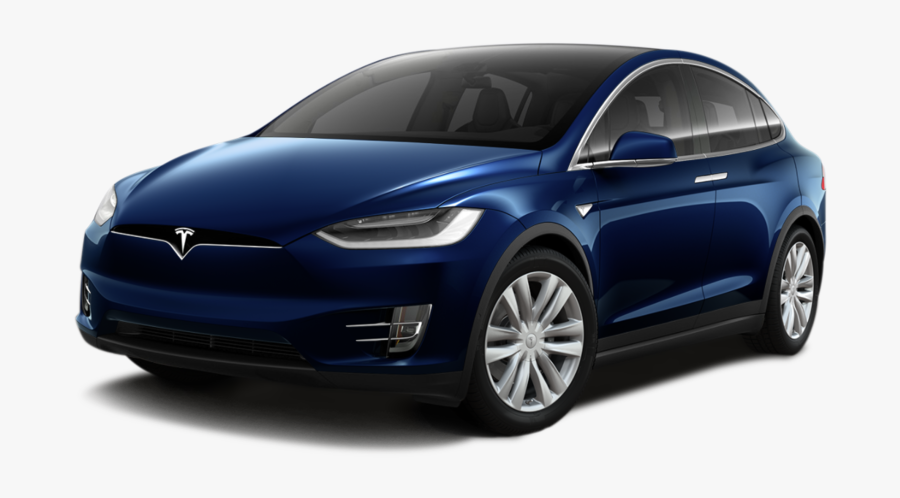 Tesla Model X Long Range, Transparent Clipart