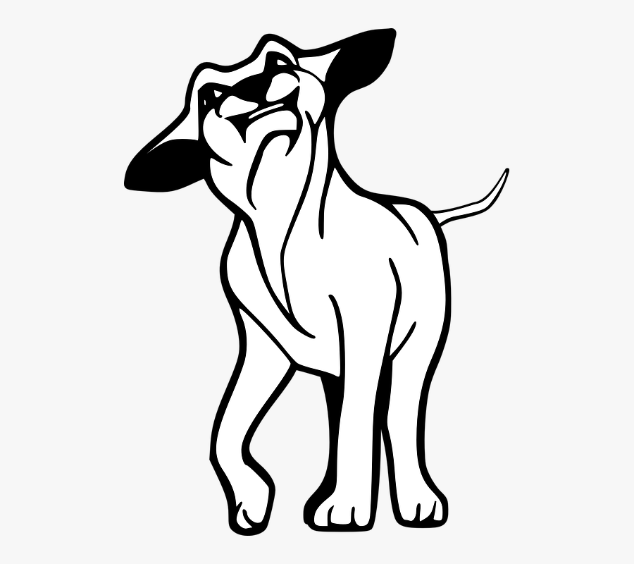 Drawing Dogs 21, Buy Clip Art - Angry Dog, Transparent Clipart