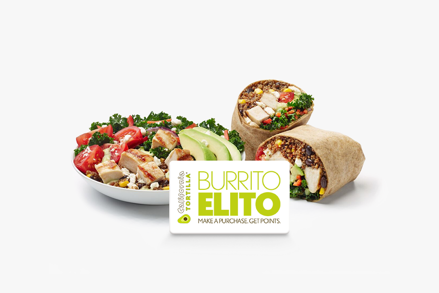 Svg Transparent Download Loyalty Program Elito Free - California Tortilla Burrito, Transparent Clipart