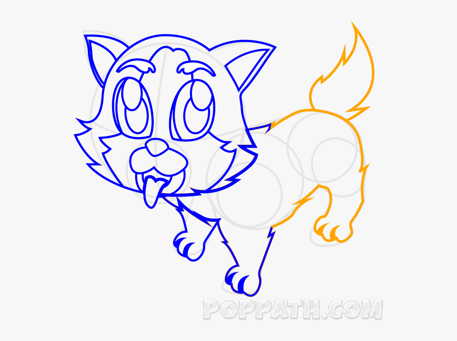 To Draw A Happy Dog, There Are Several Things To Put - Happy Dog Png Draw, Transparent Clipart