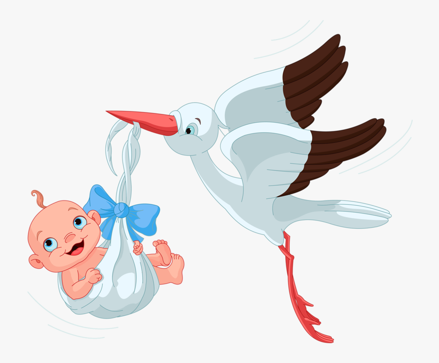 Stork Vector Clipart - Stickers Its A Boy, Transparent Clipart