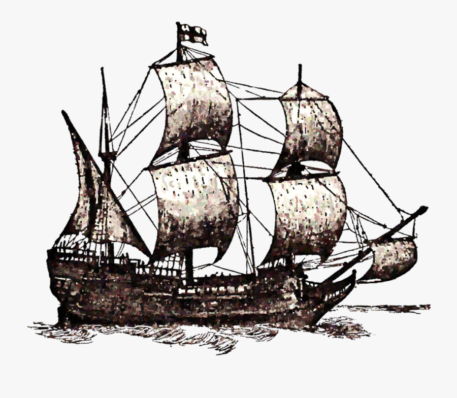 Old Ship Transparent Background , Transparent Cartoons - Old Ship Transparent Background, Transparent Clipart