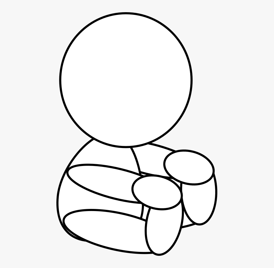 Transparent Stage Clipart Black And White - Child, Transparent Clipart