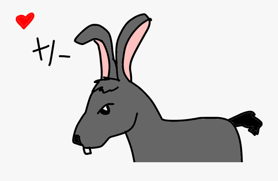 Antelope Jackrabbit Clipart , Png Download - Cartoon, Transparent Clipart