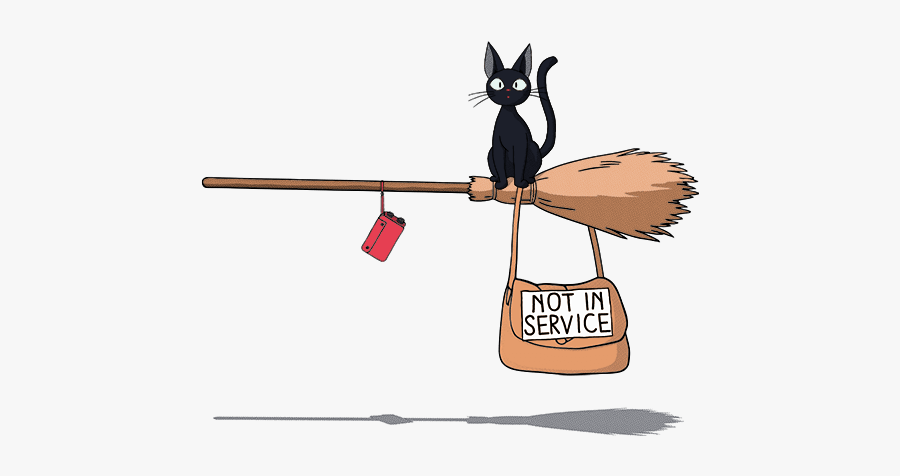 Cute Cat Not In Service, Transparent Clipart