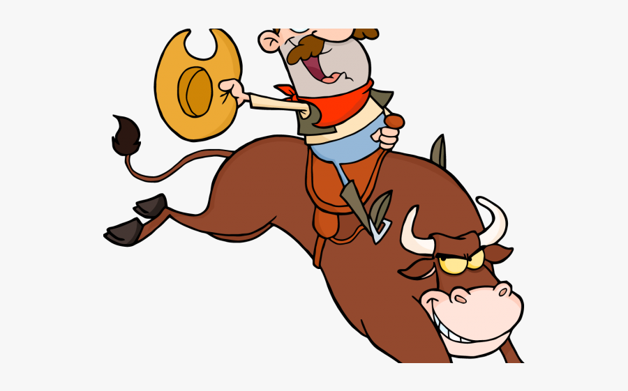 Bull Riding Clipart, Transparent Clipart