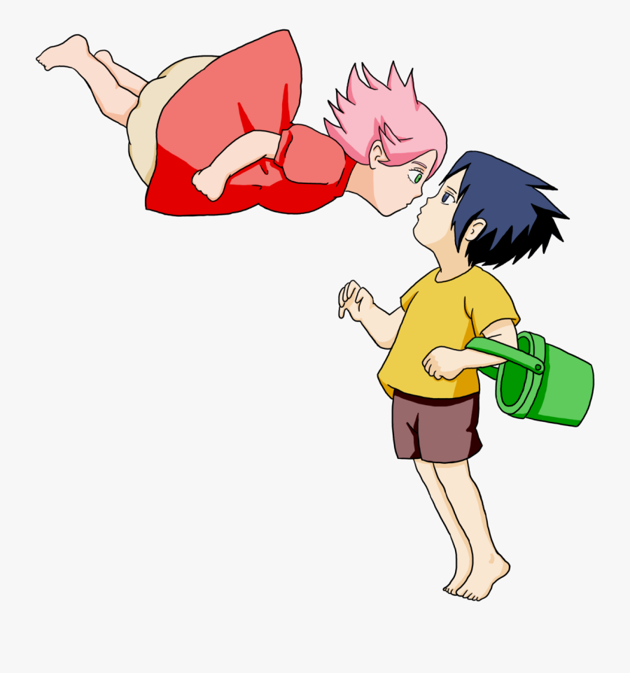 Transparent Ponyo Png - Ponyo And Sosuke Drawing, Transparent Clipart