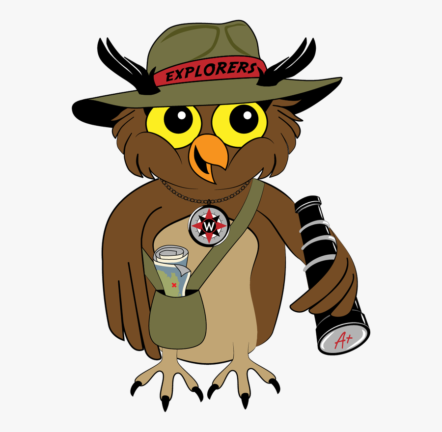 Decorative Image - Wolman Elementary Owl, Transparent Clipart