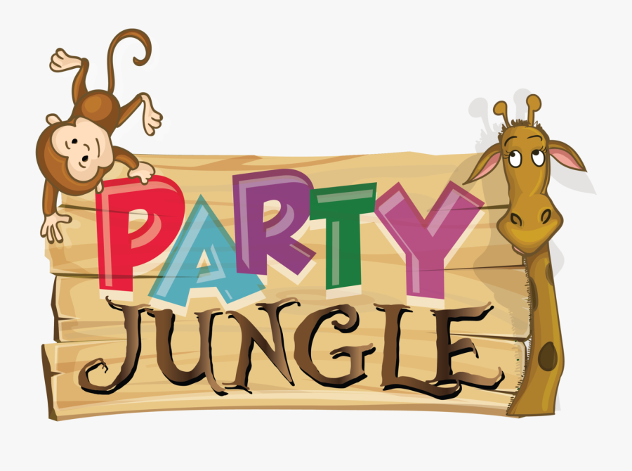 Jungle Clipart Explorers - Jungle Party Text Png, Transparent Clipart