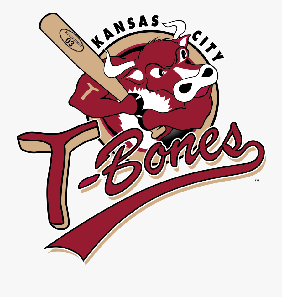 Kansas City T Bones Logo, Transparent Clipart