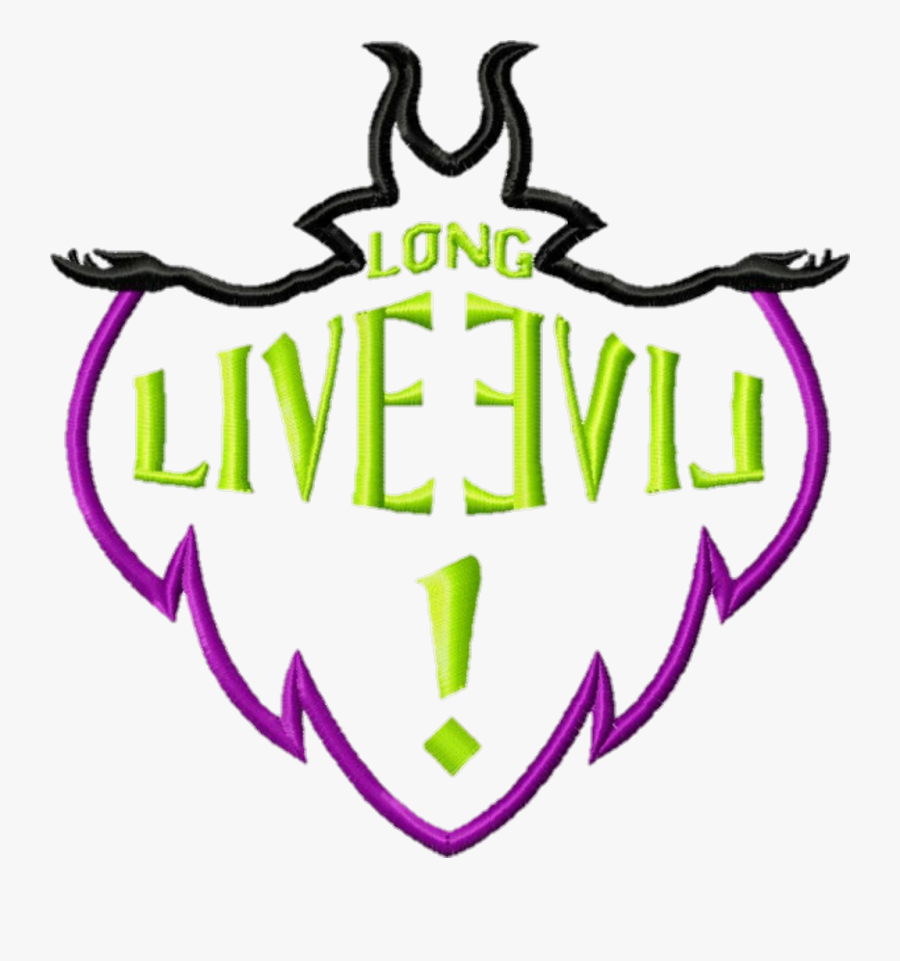 Longliveevil Descendants Mal Maleficent Png Maleficent - Descendants Long Live Evil Logo, Transparent Clipart