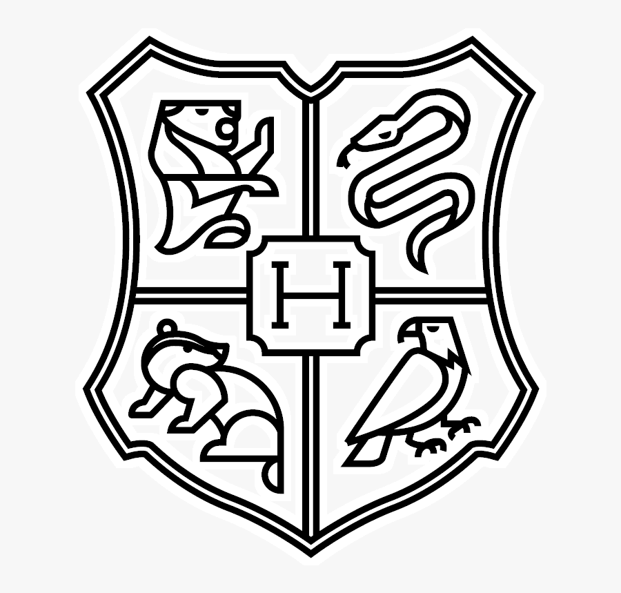 Harry Potter And The Deathly Hallows Harry Potter And - Harry Potter House Crest Silhouette, Transparent Clipart
