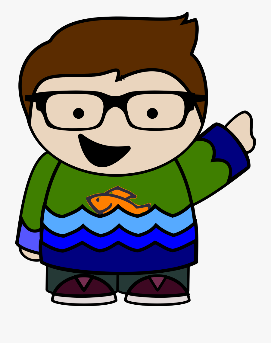 This Free Icons Png Design Of Pointing Boy, Transparent Clipart