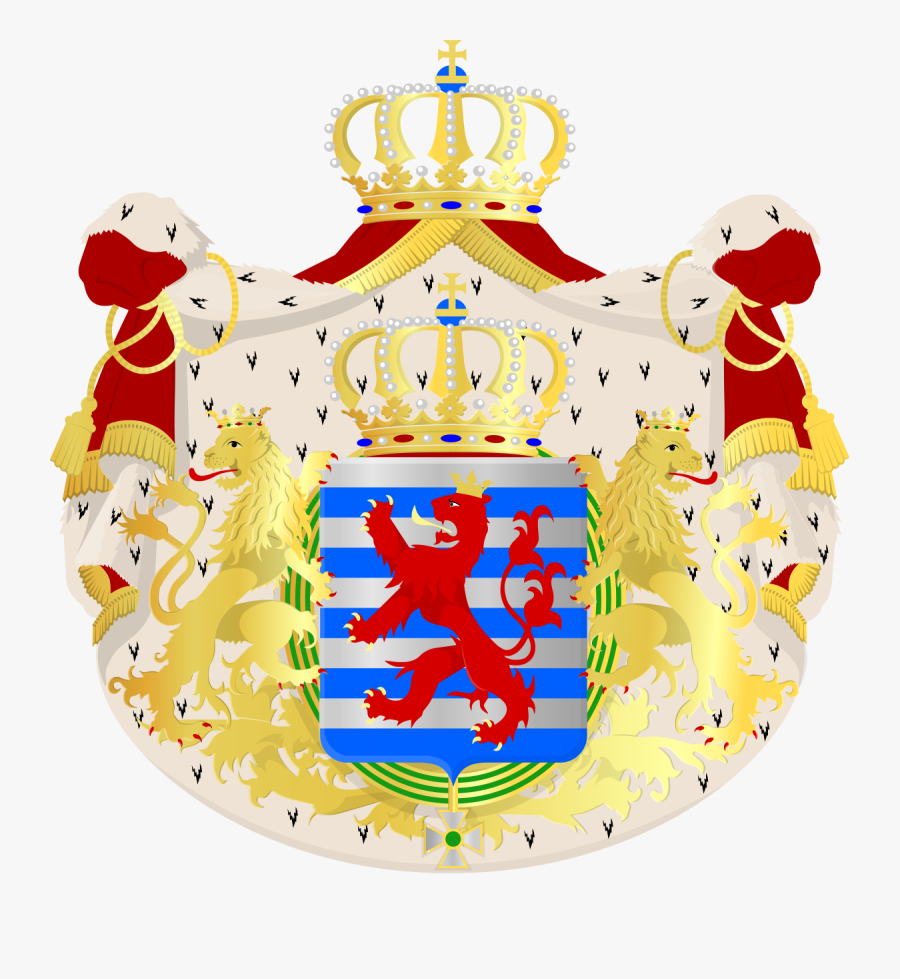 Clip Art Monarchy Of Luxembourg Wikipedia - Lucembursko Státní Znak, Transparent Clipart
