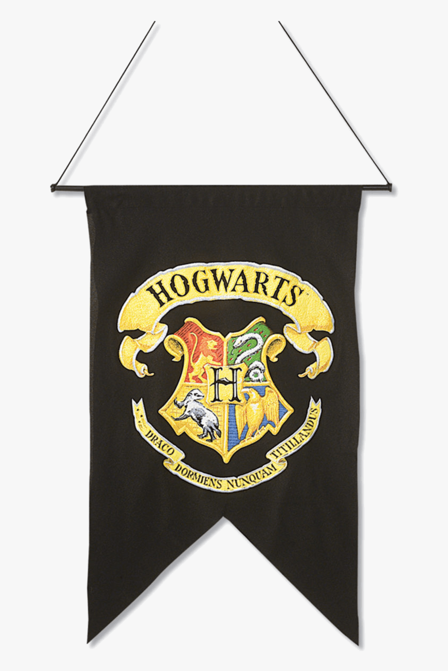 Hogwarts Flag - Harry Potter Hogwarts Flag, Transparent Clipart