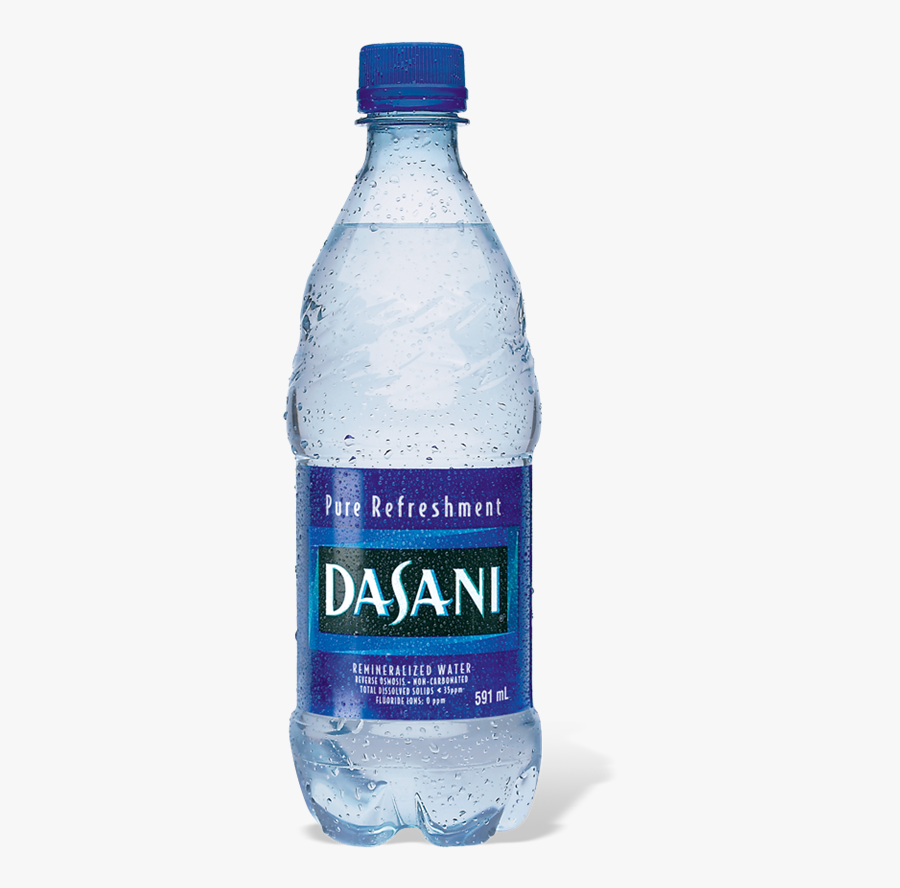 Dasani Bottled Water Water Bottle - Bottle Of Water Transparent Background, Transparent Clipart