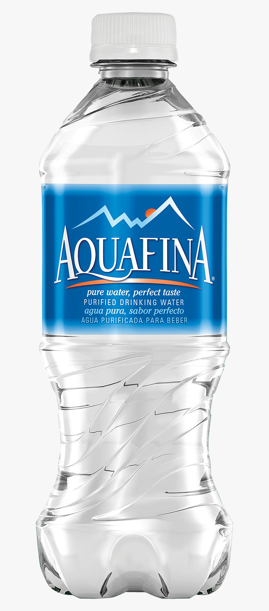 Ice Water Bottle Aquafina Png Image - Aquafina 20 Oz, Transparent Clipart
