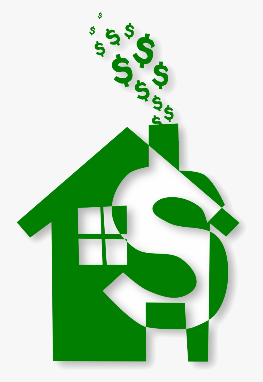 Bill Clipart Household Expense Transparent Money House - Household Income Clipart, Transparent Clipart