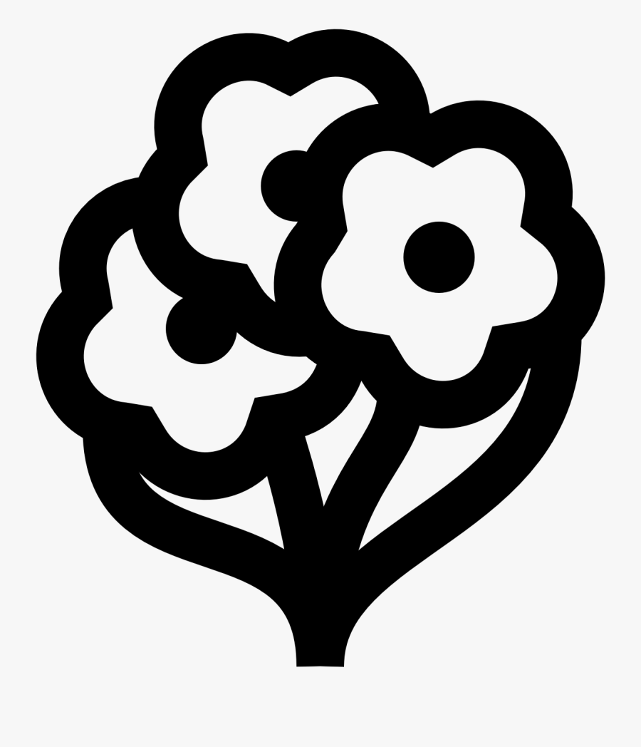 Bouquet Clipart Flower Icon - Icon Bouquet Of Flowers, Transparent Clipart