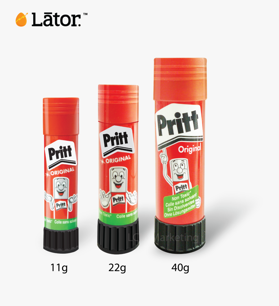 Plastic - German Brand Pritt Glue 40gm, Transparent Clipart