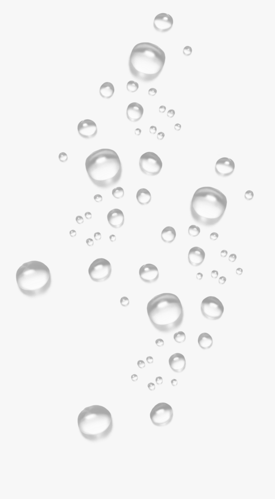 And Material Droplets Drop Water Translucency Transparency - Bubbles Png, Transparent Clipart