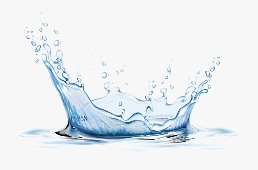 Drop Drinking Water Splash - Water Splash Png Transparent, Transparent Clipart