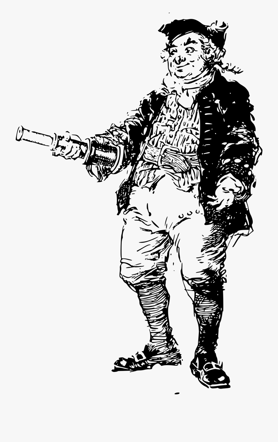 Captain Hook Clip Art - Pirata Almirante, Transparent Clipart