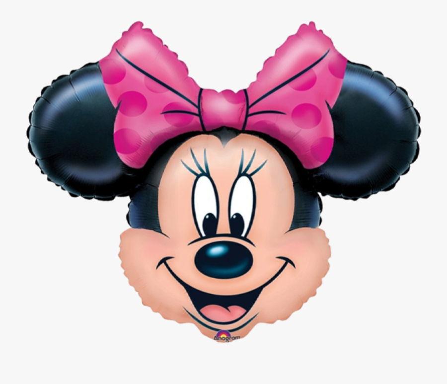 Party City Balloons Minnie Clipart , Png Download - Minnie Mouse Balloon Head, Transparent Clipart