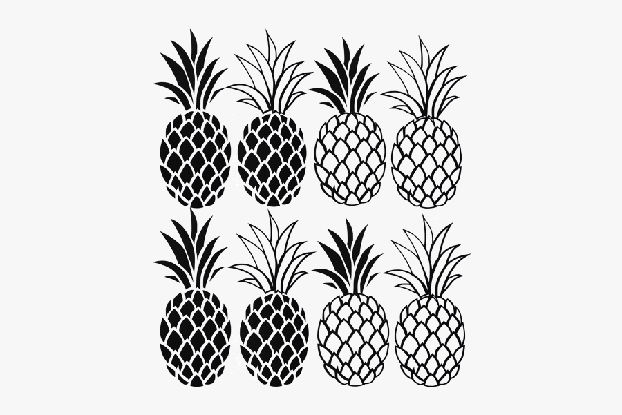 Pineapple, Transparent Clipart
